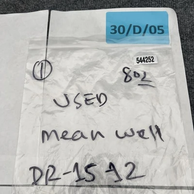 Used MEAN WELL DR-15-12 DIN Rail Power Supplies California US | Davliegogo LLC #1707391