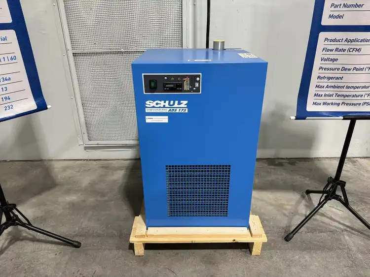 New | in-Stock SCHULZ OF AMERICA ADS-175 Refrigerated Air Compressor Dryers Georgia US | The Equipment Hub #1402368