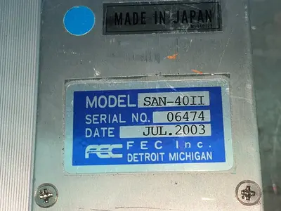 Used 2003 FEC INC SAN40II Servo Drives Ohio US | HGR 24 #1301678