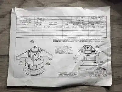 USED CONTINENTAL FAN TNC450