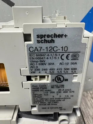 SPRECHER+SCHUH CA7-12C-10 CEP7-ED1DB Electrical/PLC/Automation | ESS Industrial Equipment Sales (7)