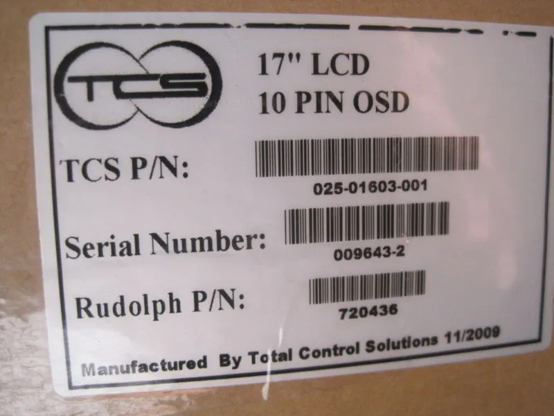 NEW TCS 025-01603-001 17" LCD