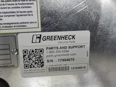 NEW GREENHECK SBCE-3H30-20