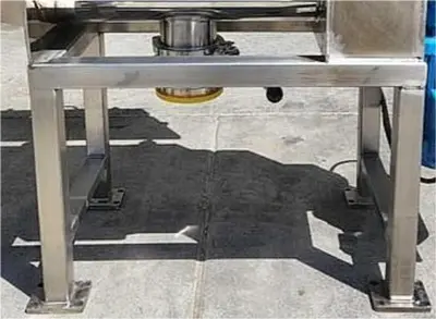New 2.5 Cubic Foot Working Capacity Stainless Steel Ribbon Blender
