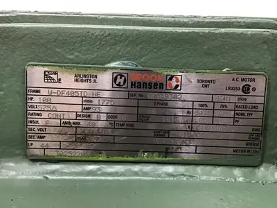 USED BROOK HANSEN W-DF405TD-NE