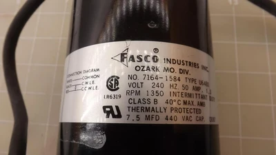 Used FASCO _UNKNOWN_ A.C. Motors Texas US | OCO Industrial #1599921