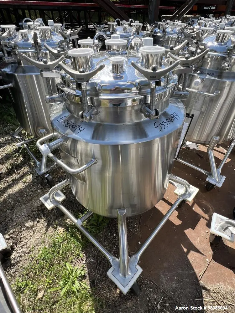 Used Board Rated Freeze/Thaw Jacketed Vertical Tank.