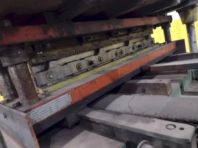 16 STAND X 4" x 36" WIDE R-PANEL ASC ROLLFORMER LINE WITH REEL & CUT OFF, BECK CONTROLS: STOCK #21176