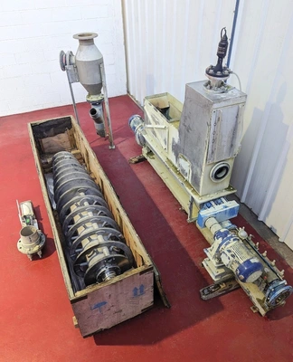 Andritz/Guinard D5L P50 HBIL sanitary decanter centrifuge, 316L SS.