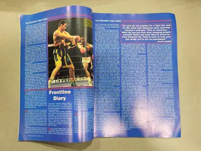 USED BOXING MONTHLY AUGUST 1999