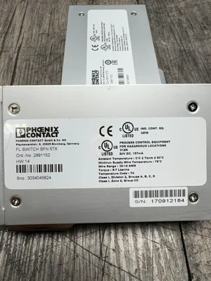 PHOENIX CONTACT FL SWITCH SFN 5TX PLC Ethernet & Communication | ESS Industrial Equipment Sales (8)