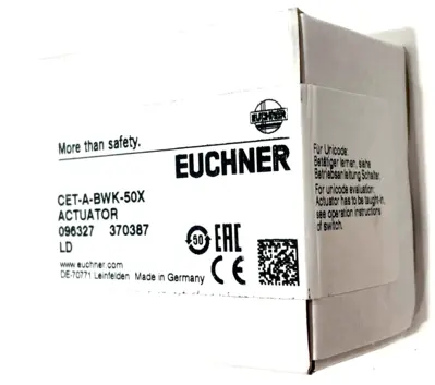 NEW EUCHNER CET-A-BWK-50X ACTUATOR CETABWK50X