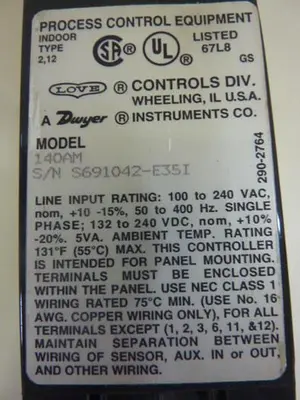USED DWYER 140AM
