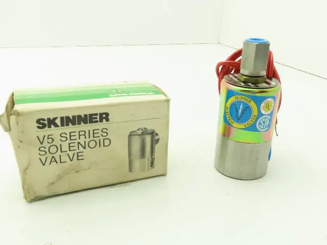 Honeywell Skinner V5D7070CT Solenoid Valve 3-Way NC 120V 150 PSI 1/4" NPT