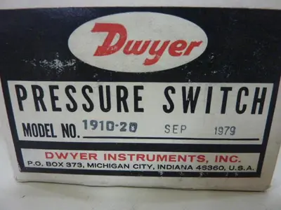 NEW DWYER 1910-20