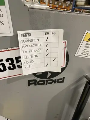 200-36 | Rapid Force  Plastic Granulator 460V 3PH - Used