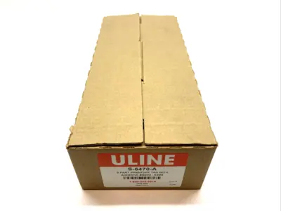 USED ULINE 3-PART INVENTORY TAGS ADHESIVE #5000-#5499 BOX OF 243 TAGS