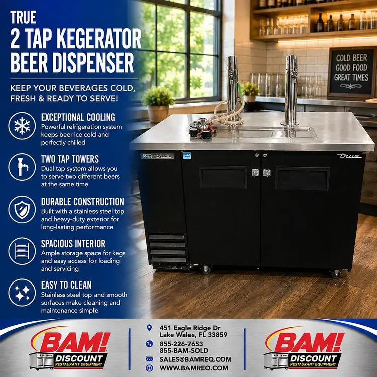 Used TRUE TDD - 2- HC Beer Equipment Florida US | BAM Discount Restaurant Equipment #1384843