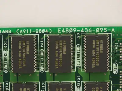 Okuma 1911-2804 Opus7000 DRAM Card 16MB Circuit Board