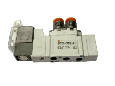 USED SMC PNEUMATIC SOLENOID VALVE 1/4" PORTS