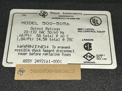 USED TEXAS INSTRUMENTS 500-5056