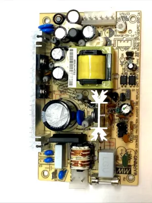 USED MEAN WELL POWER SUPPLY BOARD