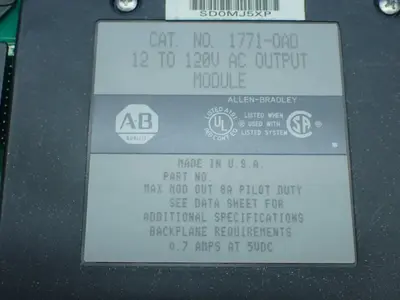 USED ALLENBRADLEY 1771OAD