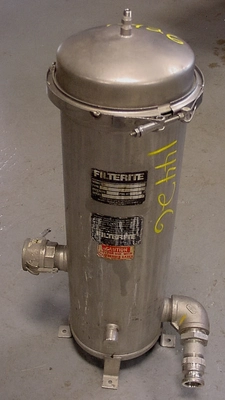 USED FILTERITE SS FILTER STAINLESS STEEL FILT