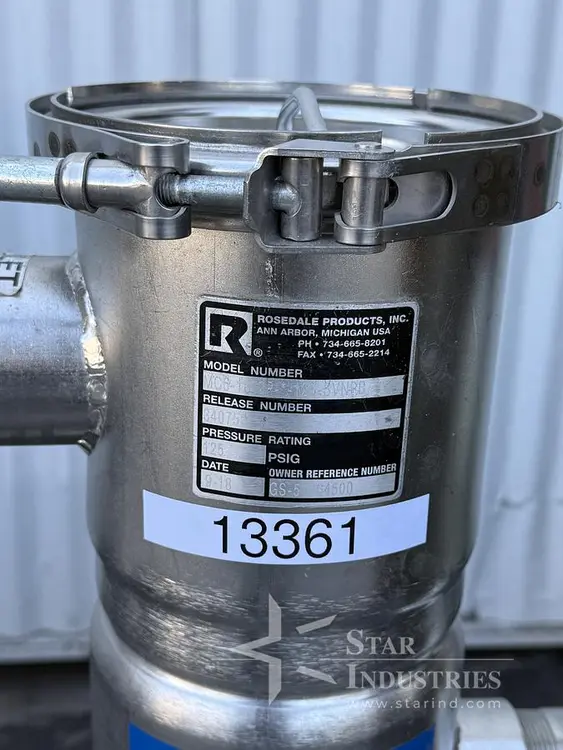 Used 2018 ROSEDALE MC6-18-2P-125-SVNPB Inline Basket Filters California US | Star Industries #1254363