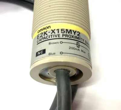 USED OMRON CAPACITIVE PROXIMITY SWITCH CYLINDER TYPE, M30 15MM