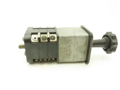 General Electric 10AA008 SBM Switch Rotary Control 3 Position Ammeter Transfer