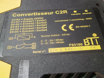 USED BTI F93160 CONVERTISSEUR C2R