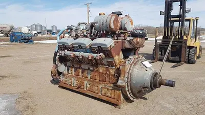 USED WAUKESHA L-3711 NATURAL GAS ENGINE