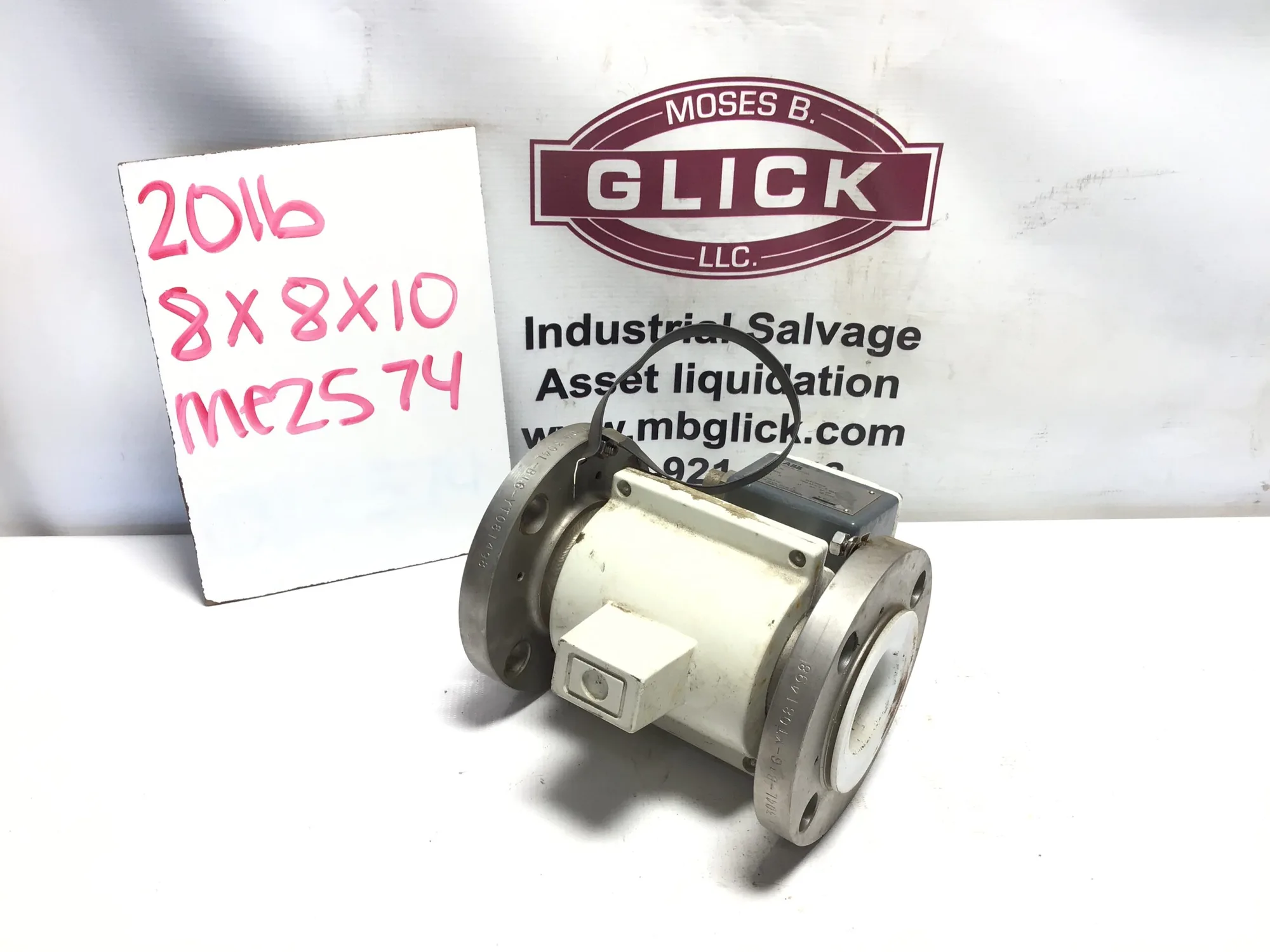 ABB 10DX3111EDE12P2A3BK2132100 2″ Stainless Flowmeter Element Tube