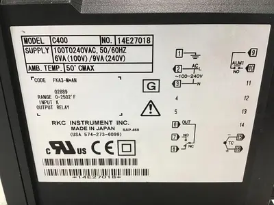 USED RKC REX-C400FKA3MAN