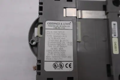 GIDDINGS & LEWIS M.1300.7372 R1 Input Module 24VDC SINK/SOURCE STOCK 631-D