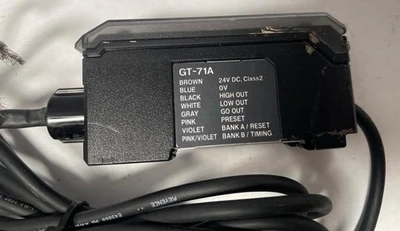 GT-H10L KEYENCE GTH10L DIGITAL CONTACT SENSOR WITH PUSHBUTTON CALIBRATION GT-71A