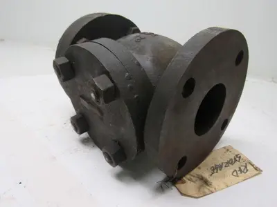 OIC 1124 2-1/2" CI Swing Check Valve Class 125 Flange Mount  Bronze Trim Used
