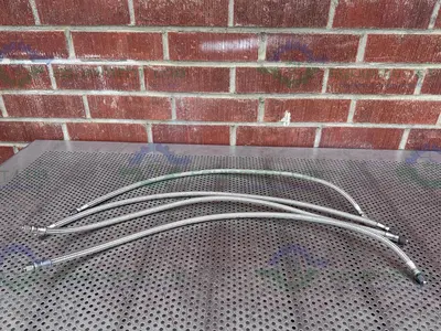 Unbranded 36" Stainless Steel Braided Hose w/ 1/2" NPT Fittings