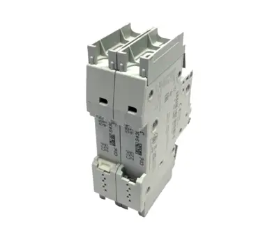 USED SIEMENS MINIATURE CIRCUIT BREAKER 240V 14KA, 2P, TRIP C, 6A