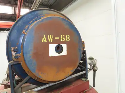 250 Gal Fuel Oil Gas Diesel Storage Tank Single Wall Steel Skid Tank 42x48"