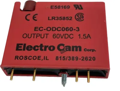 NEW ELECTRO CAM EC-ODC060-3 OUTPUT MODULE 60VDC 1.5A ECODC0603 LOT OF 10