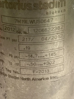 USED Sartorius Stedim 7M19LWUS06-47