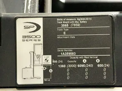 Used CROWN SP352030 Electric Lifters Ohio US | HGR 24 #1446257