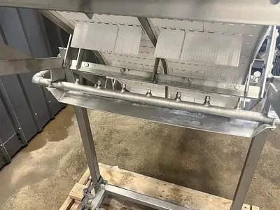 Used Belt Conveyor, 24’’ Wide X 192’’ Long, Cleated Belt 🔴 Liquidation Sale – All Offers Considered