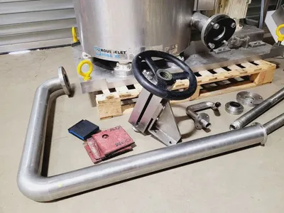 (2) Rousselet Robatel DRC 60 Vx AV 1S man vertical peeler centrifuges, 316L SS.