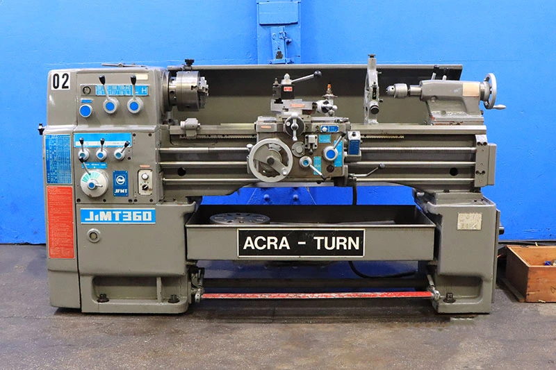 Used 1998 Acra JFMT 360x1000, Inch/Metric,Gap,3-Jaw,Aloris,Steady Gap Lathes New Jersey US | Machinery Values #1285803