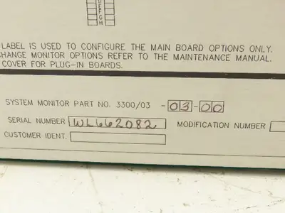 Bently Nevada 3300/03-03-00 System Monitor Module Dynamic Data Interface