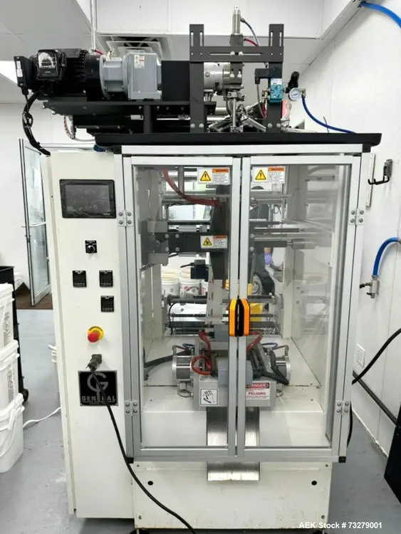 Used GENERAL PACKAGING E2LC Liquid Paste Fillers Vertical Form & Fill Illinois US | Aaron Equipment #86721