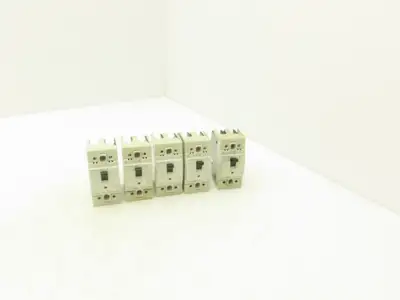 Mitsubishi NF30-FA 3-Pole No Fuse Circuit Breaker 10A 200-230V 3Ph Lot of 5